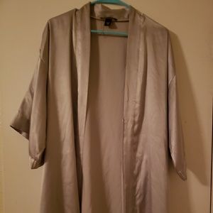 Silver Satin Victoria's Secret Robe